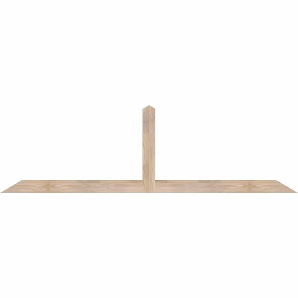Ekena Millwork Portland Smooth Timber Gable Bracket, Douglas Fir, 84"W x 24"H x 3 1/2"D x 3 1/2"F, 7/12 Pitch GBW084X24X0404POR00SDF - main
